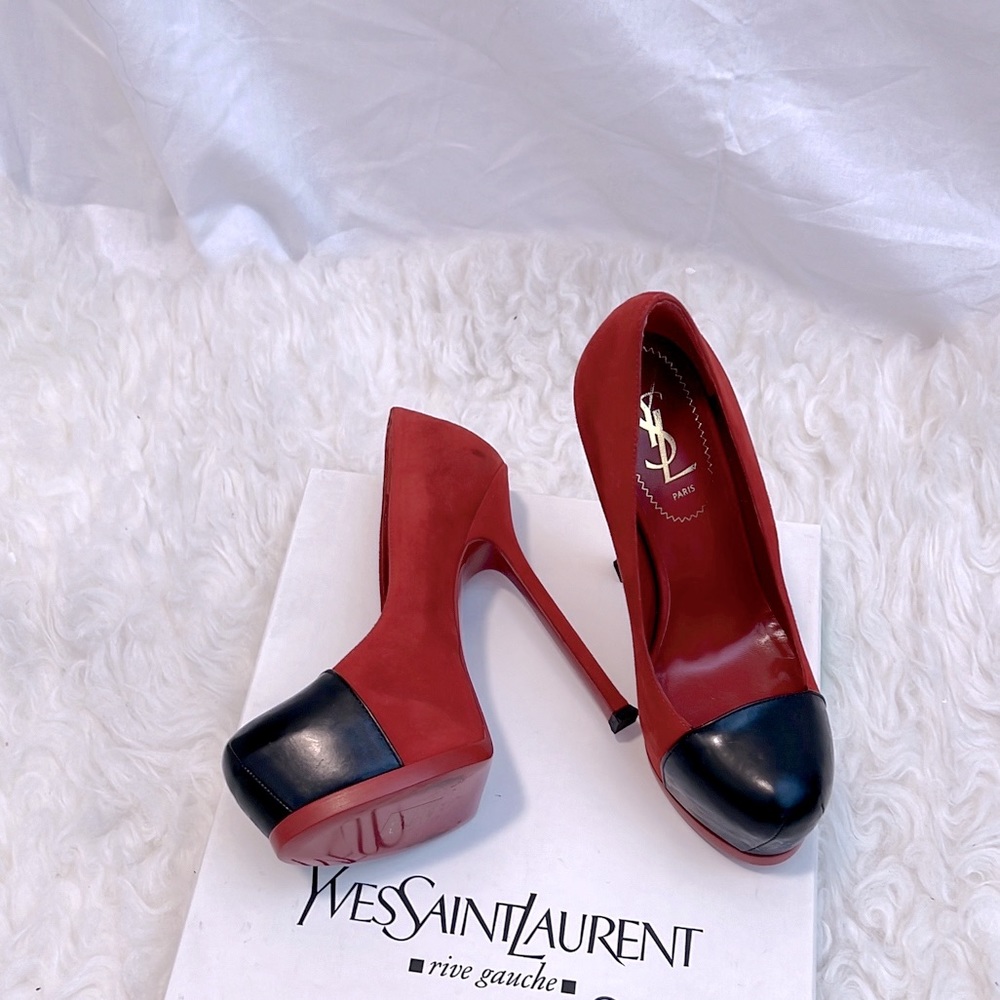 Saint Laurent Tribtoo Cap Pump Platforms